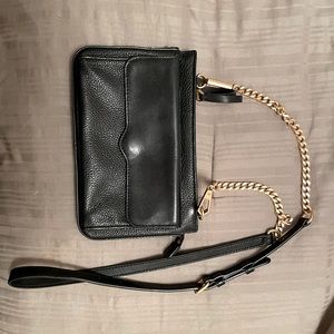 Rebecca Minkoff Genuine Leather Crossbody Black